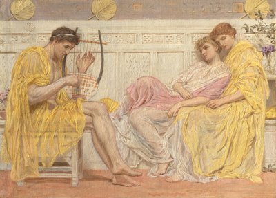 Un músico, ca. 1867 de Albert Joseph Moore