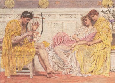 Un músico, ca. 1867 de Albert Joseph Moore