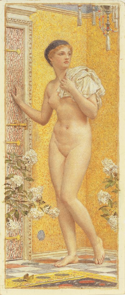 Una habitación amarilla de Albert Joseph Moore