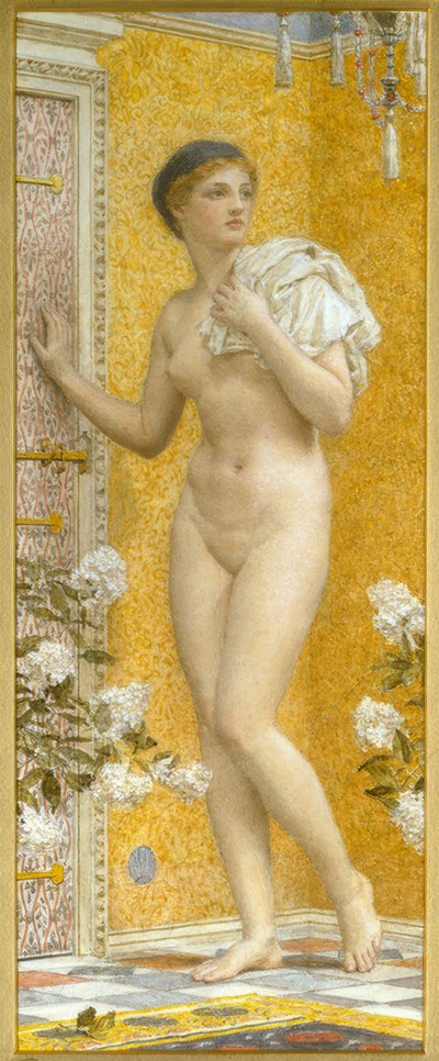 Una habitación amarilla de Albert Joseph Moore