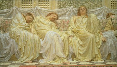 Soñadores, 1882 de Albert Joseph Moore