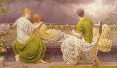 Relámpago y luz de Albert Joseph Moore