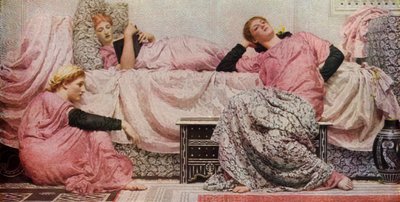 Leyendo en Voz Alta, 1884, 1936 de Albert Joseph Moore