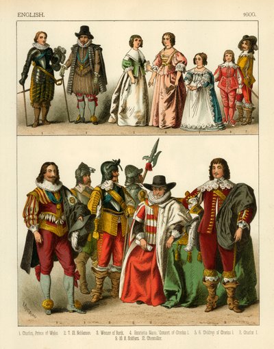 Traje inglés 1600 de Albert Kretschmer