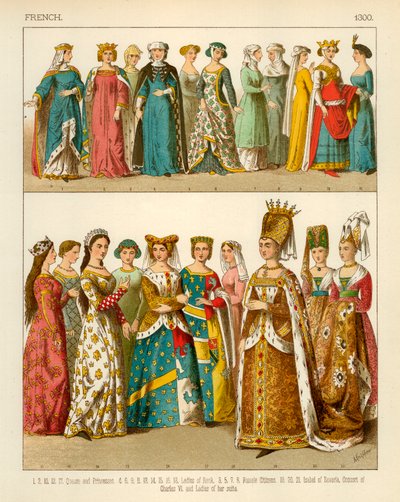 Traje francés 1300 de Albert Kretschmer