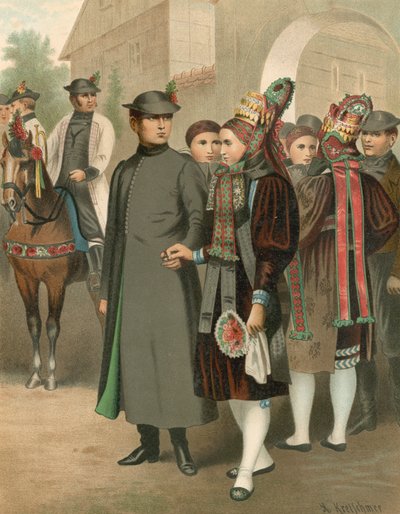 Traje alemán, Altenburg de Albert Kretschmer
