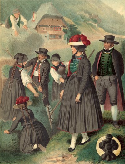 Traje alemán, Baden Gutachthal de Albert Kretschmer