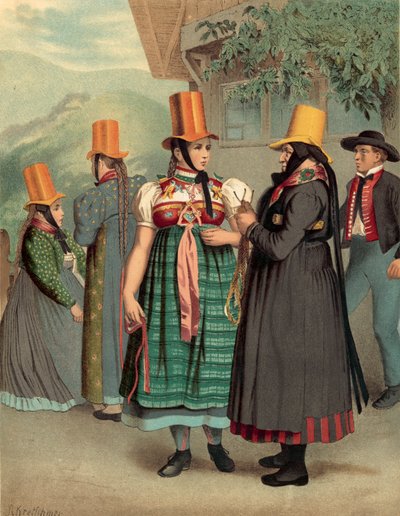 Traje Alemán, Baden Prechthhal de Albert Kretschmer