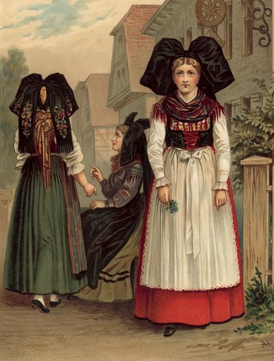 Traje alemán, Elsass Geispolsheim de Albert Kretschmer