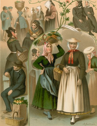 Traje alemán, Imgebung von Hamburg und Bremen de Albert Kretschmer