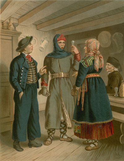 Traje alemán, Lituania de Albert Kretschmer