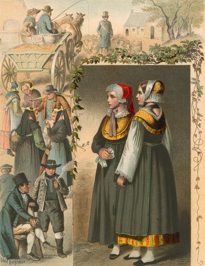 Traje alemán, Mecklemburgo de Albert Kretschmer