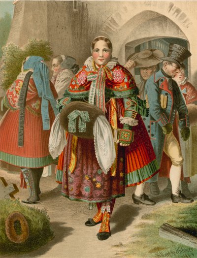Traje alemán, Pomerania, Weitzacker de Albert Kretschmer