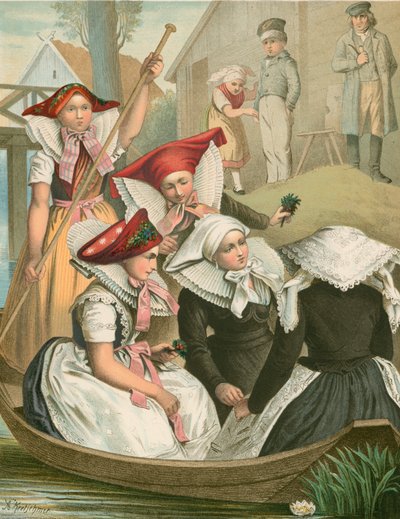 Traje alemán, Preussen, Spreewald de Albert Kretschmer