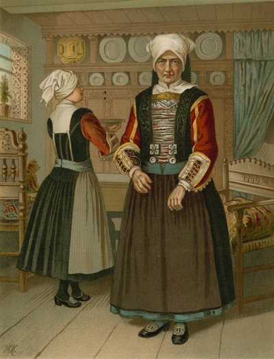 Traje alemán, Schleswig, Ostenfeld de Albert Kretschmer