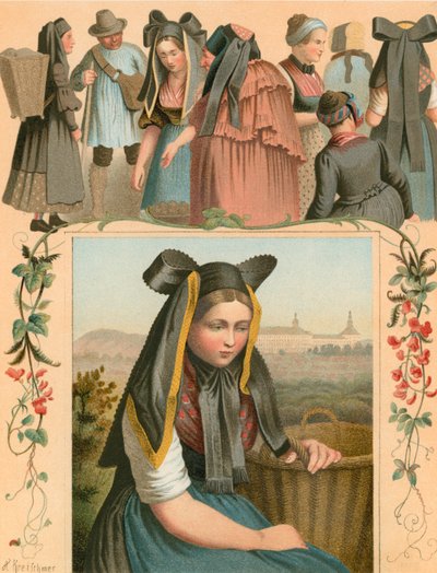 Traje alemán, Turingia de Albert Kretschmer