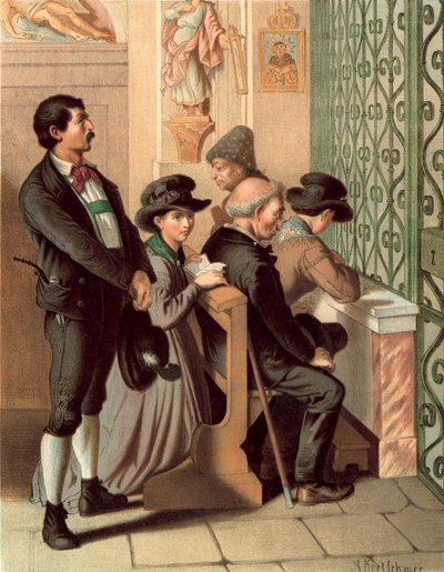 Traje alemán, Tirol, Ober-Innthal de Albert Kretschmer