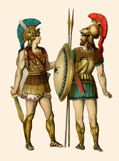 Guerreros Griegos de Albert Kretschmer