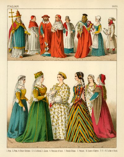 Traje italiano 1400 de Albert Kretschmer