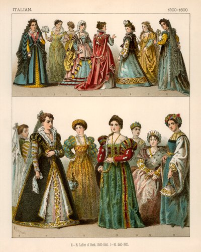 Traje Italiano 1500-1600 de Albert Kretschmer