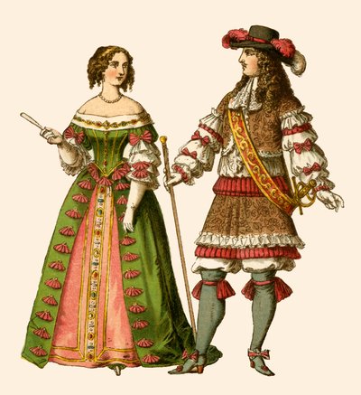 Rey Luis XIV de Francia y María Teresa Reina de Francia de Albert Kretschmer