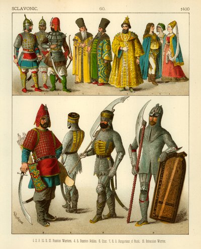 Traje eslavo 1400 de Albert Kretschmer