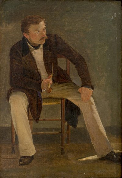 El pintor Constantin Hansen de Albert Küchler