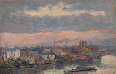 A lo largo del Sena (Rouen) de Albert Lebourg