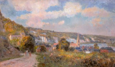 Vista de La Bouille de Albert Lebourg