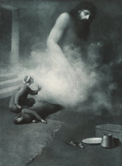 Aladino y el Genio, 1897 de Albert Letchford
