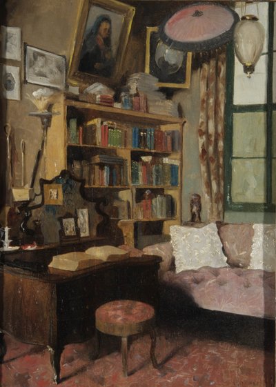 Esquina del estudio de Sir Richard Burton, 1889 de Albert Letchford