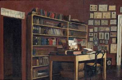 Esquina del estudio de Sir Richard Burton, 1889 de Albert Letchford
