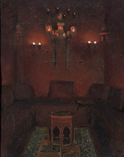 Interior de la capilla de Sir Richard Burton, 1889 de Albert Letchford