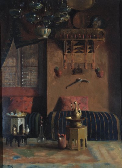 Sala de fumar de Sir Richard Burton, 1889 de Albert Letchford