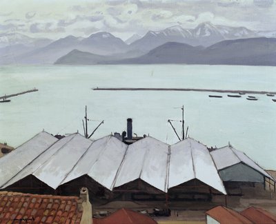 Bougie, Puerto de Argelia (óleo sobre lienzo) de Albert Marquet