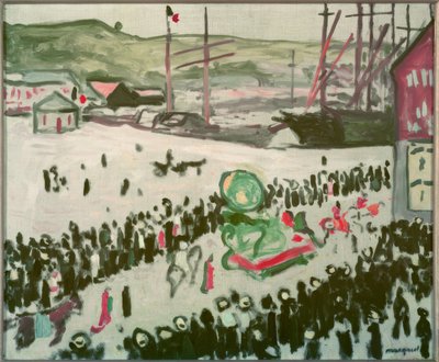 Carnaval en la playa de Albert Marquet