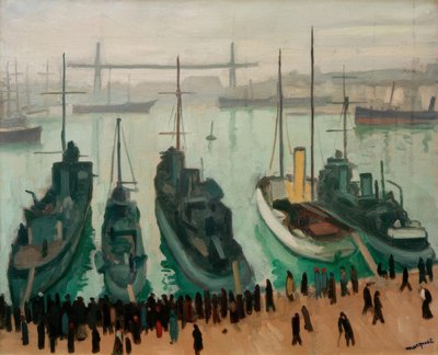 El viejo puerto de Marsella de Albert Marquet