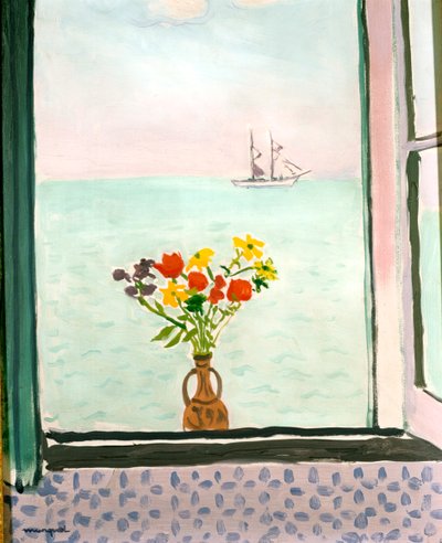 Ventana en La Goulette, 1926 de Albert Marquet