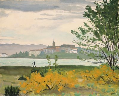 Fontarabia, vista desde Hendaya, El Caminante de Albert Marquet