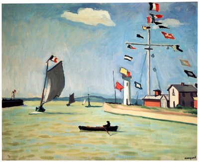 Puerto de Honfleur, c1911 de Albert Marquet