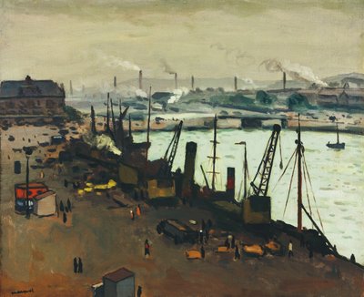 Puerto de Boulogne-sur-Mer de Albert Marquet