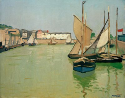 El puerto de Honfleur de Albert Marquet