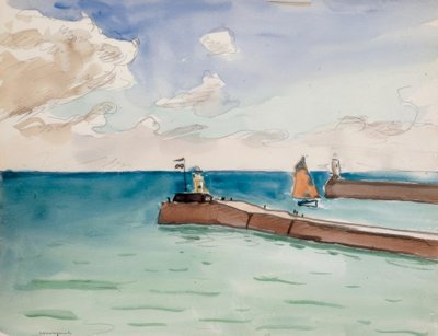 Les Sables d’Olonne, entrada del puerto de Albert Marquet
