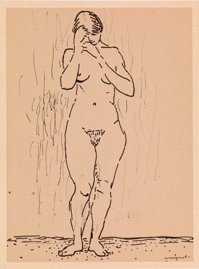 mujer desnuda de pie de Albert Marquet