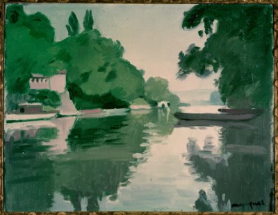 Paisaje en Chenevières de Albert Marquet