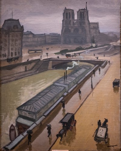 Día de lluvia. Notre-Dame de París de Albert Marquet