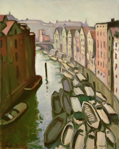 Los muelles de Hamburgo de Albert Marquet