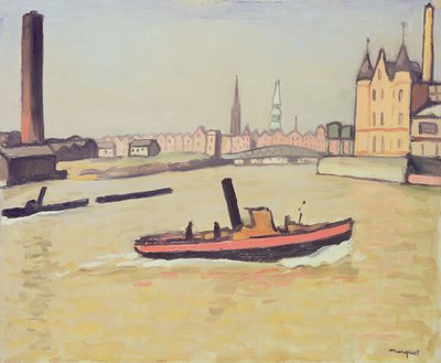 Puerto de Hamburgo de Albert Marquet