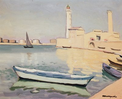 El puerto de Sete (óleo sobre lienzo) de Albert Marquet
