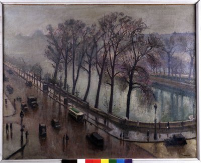 El muelle Conti en otoño (óleo sobre lienzo) de Albert Marquet